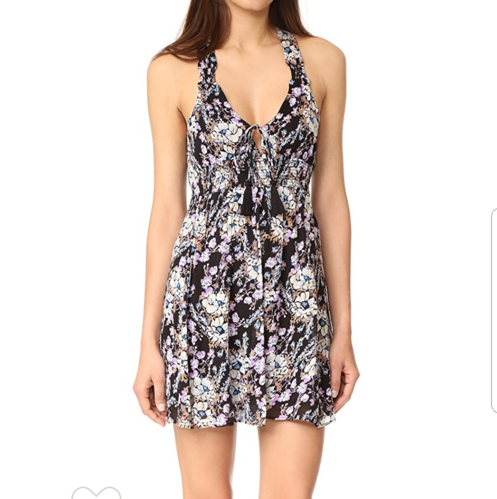 Free People Washed Ashore Floral Print Mini Dress